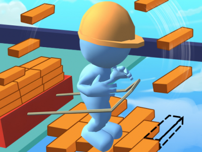 Brick Rush 3D background