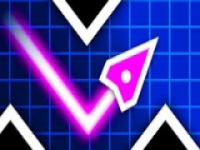 Geometry Dash Hyper Wave: Neon Challenge 2 background