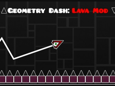 Geometry Dash: Lava Mode background