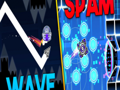 Geometry Dash Wave Spam background