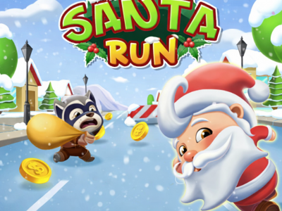 Santa Run background